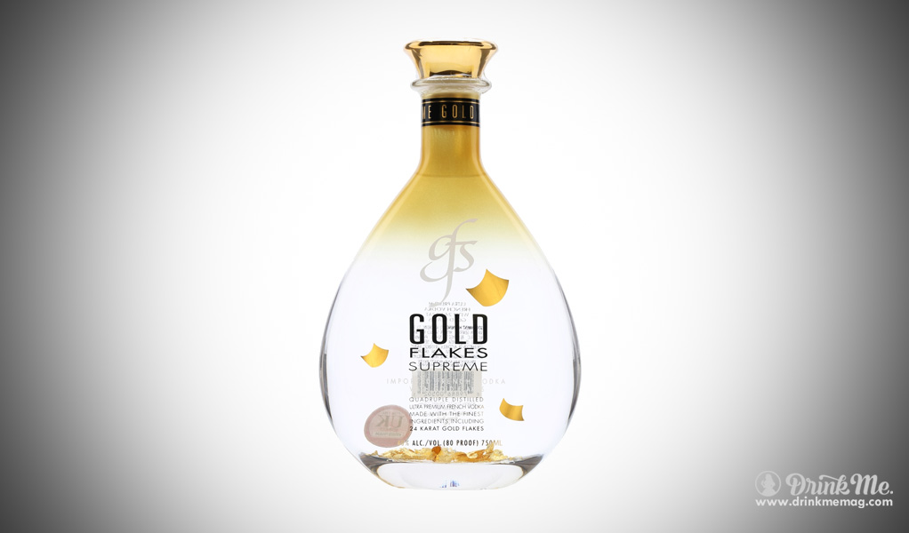 Gold Flakes Supreme Vodka drinkmemag.com drink me