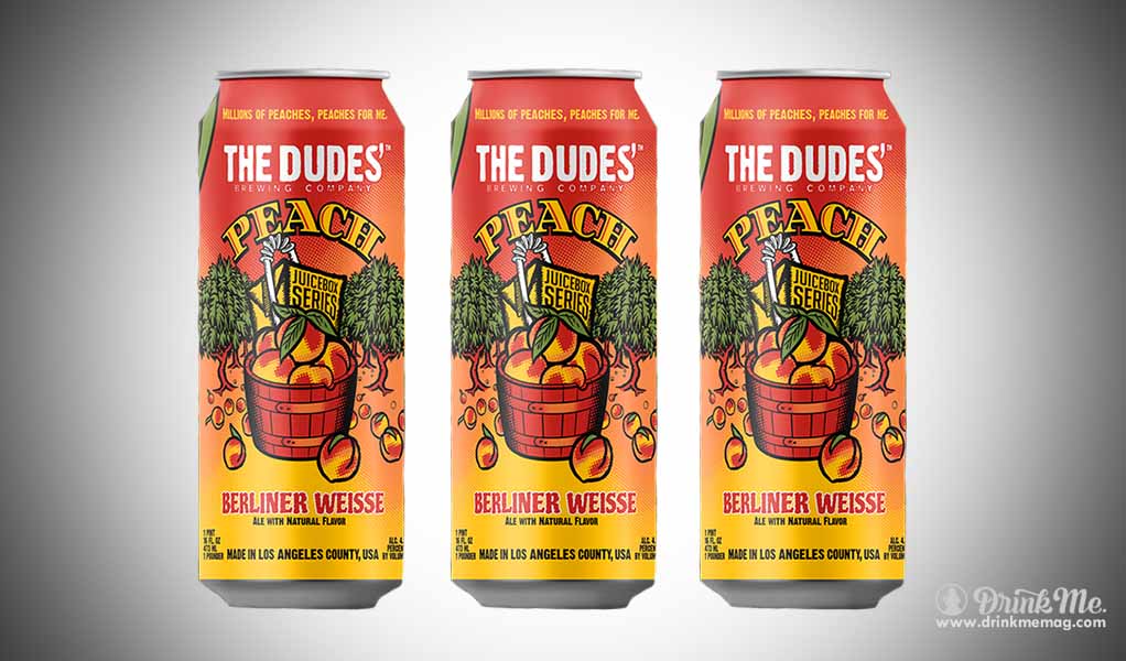 The Dudes' Peach Berliner Weisse drinkmemag.com drinkme Top Peach Beers