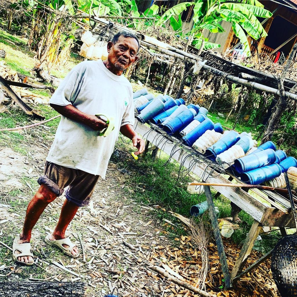 Cambodian Palm Sugar farmer