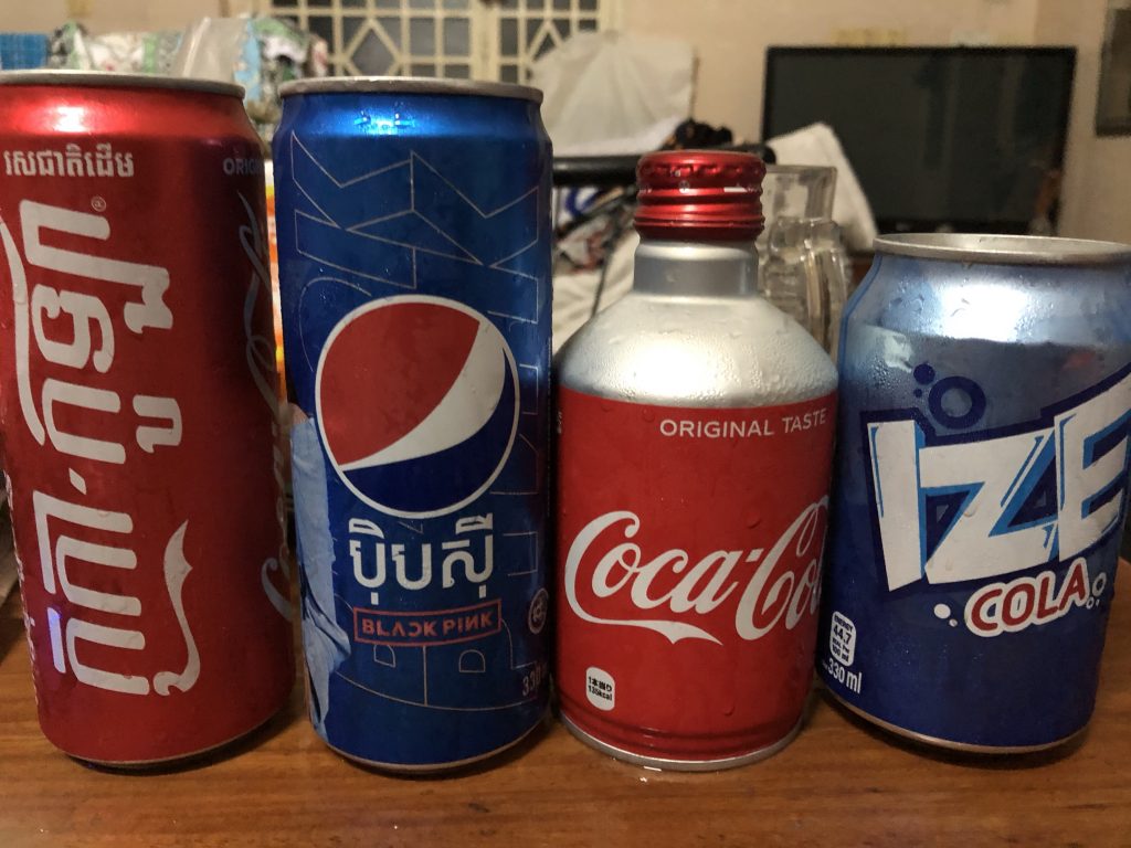 Cambodia cola challenge