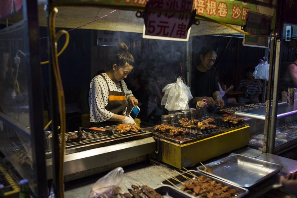 Street foods in Dangdong