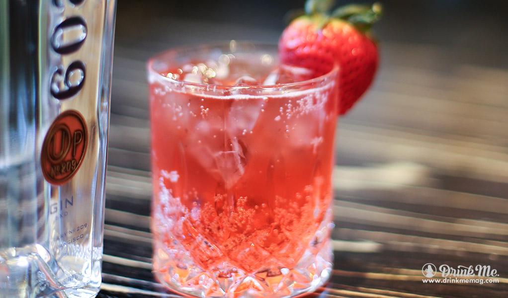 Strawberry Shabbes drinkmemag.com drink me Distillery No 209 Cocktails Best Easter Cocktails