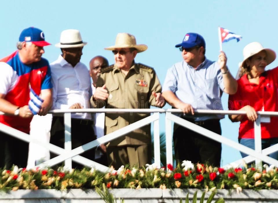 Raul Castro May Day in Cuba